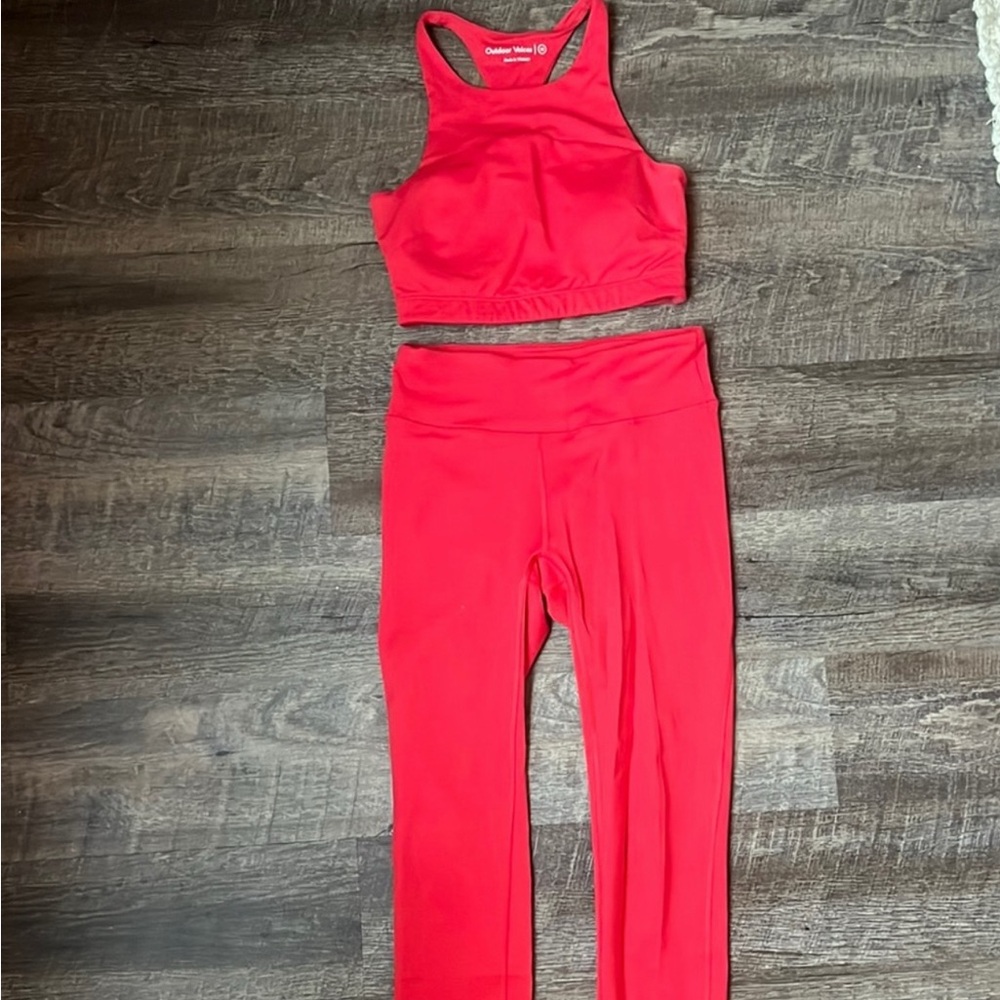 Women's Red Activewear Set